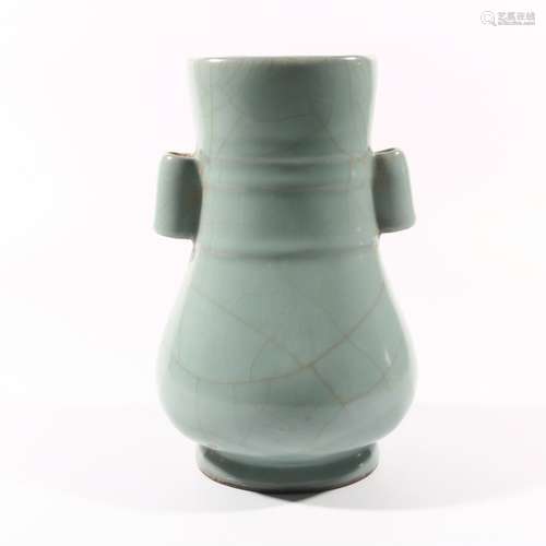 Green Glaze Porcelain Bottle, China