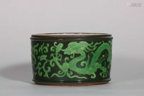 Green Glazed Porcelain 