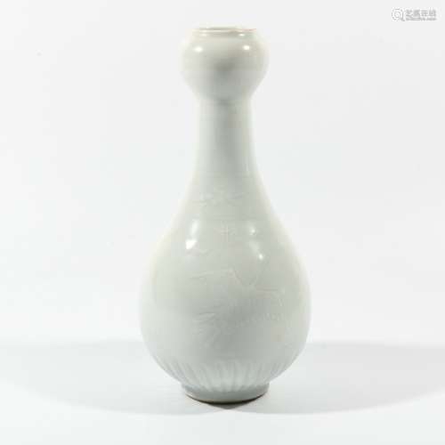 White Glaze Porcelain Bottle , China