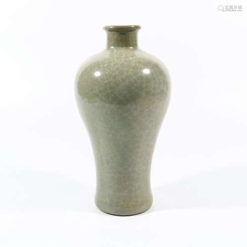 Celadon Prunus Bottle, China