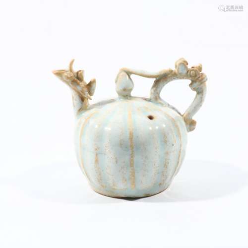 Green Glaze Porcelain Pot, China