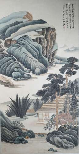 Ink Painting Of Landscape And Figure - Zhang Daqian, China