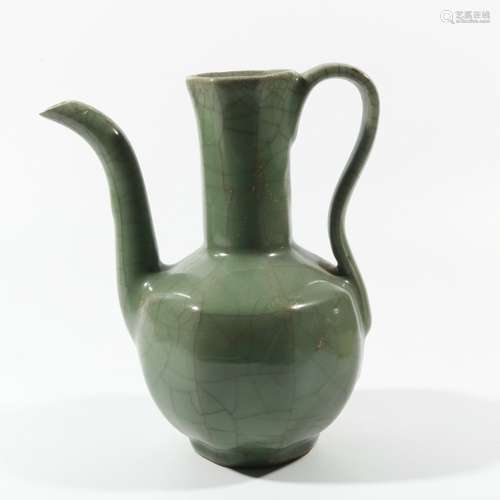 Green Glaze Porcelain Ewer, China