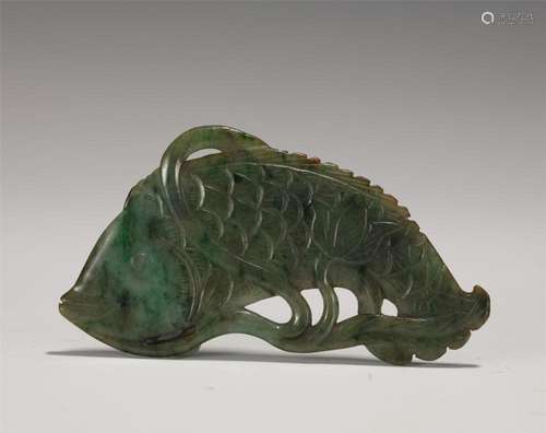 A CHINESE JADEITE PLAQUE