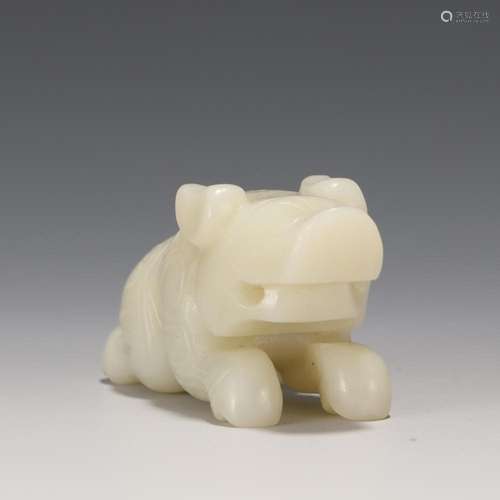 A CHINESE JADE PIG