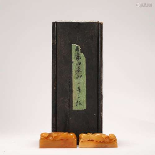 A CHINESE SOAP STONE SEAL