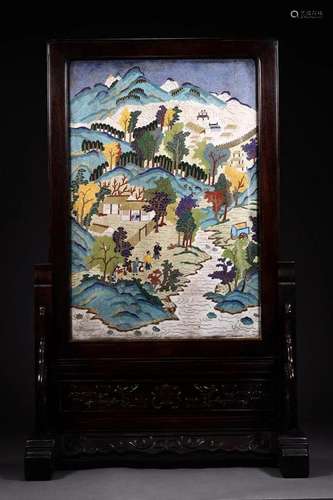 Qing Dynasty Qianlong Period - Bronze Cloisonne