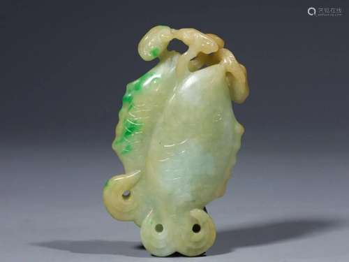 Jadeite Fishes Hand Piece