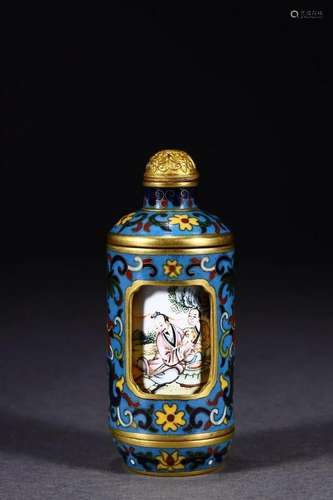 Qing Dynasty Qianlong Period - Bronze Cloisonne