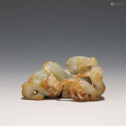 A CHINESE JADE BEAST