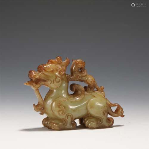 A CHINESE JADE BEAST