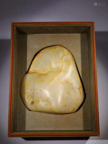 Qing Dynasty Qianlong Period - White Jade Stone