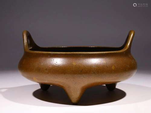 Bronze Three Legs Incense Burner