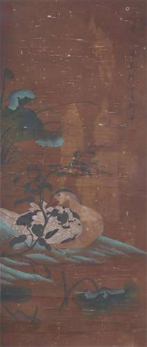 A CHINESE PAINTING OF BIRD