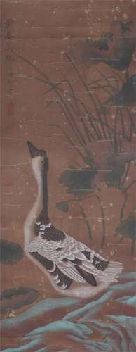 A CHINESE PAINTING OF BIRD