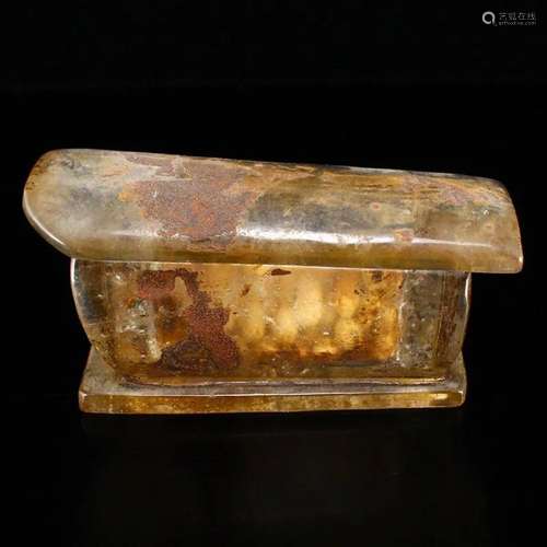 Vintage Buddhism Crystal Coffin & Buddha's Relics