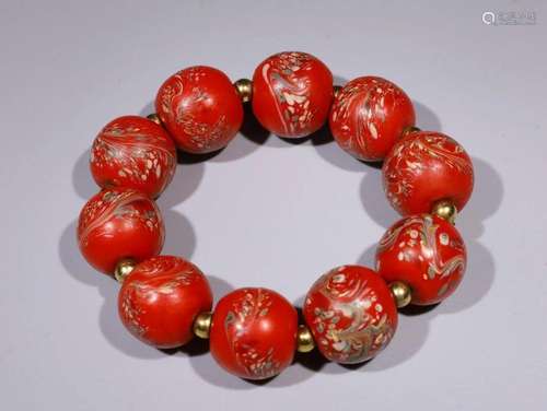 Glass Bead Bracelet