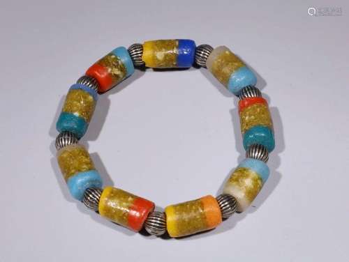 Glass Bead Bracelet