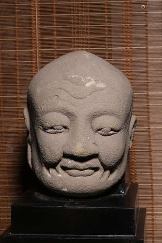 A CHINESE LUOHAN BUDDHA TOP