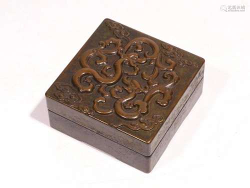 Bronze Chilong Seal Set