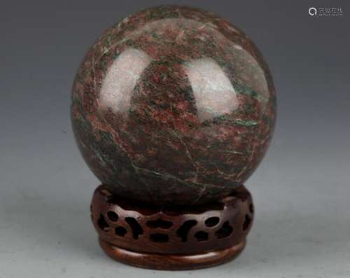 A NATURAL STONE BALL