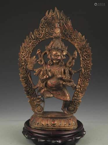 TIBETAN BUDDHISM VAJRA KRODHA MAHABALA UCCHUSM STATUE