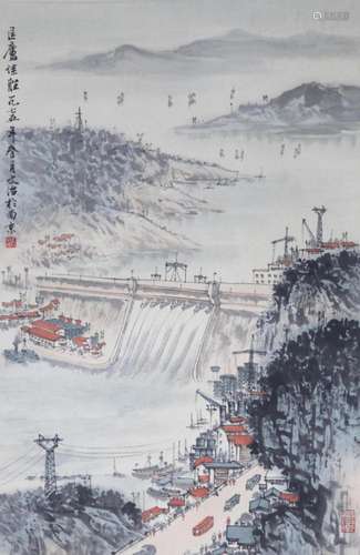 SONG WEN ZHI CHINESE PAINTING, ATTRIBUTED TO