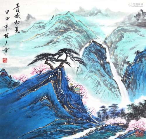 CHEN DA ZHANG CHINESE PAINTING, ATTRIBUTED TO