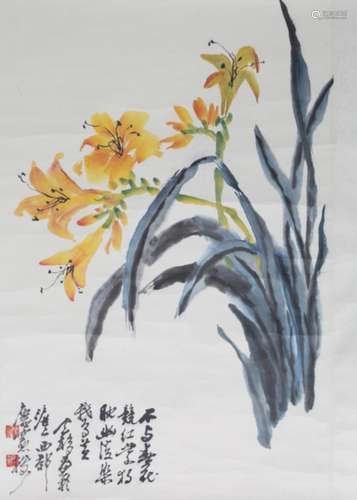 WANG GE YI CHINESE PAINTING, ATTRIBUTED TO