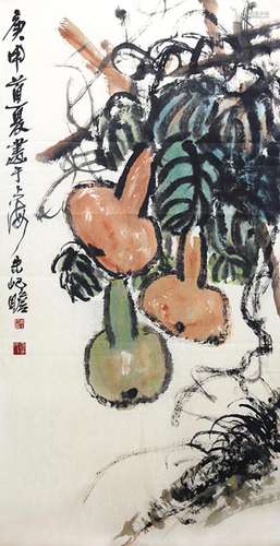 ZHU JI SHAN CHINESE PAINTING ATTRIBUTED TO