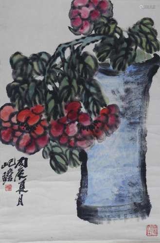 CHINESE PAINTING, ATTRIBUTED TO ZHU JI SHAN