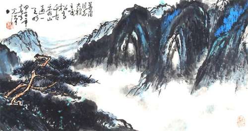 ZHOU GUANG HAN CHINESE PAINTING, ATTRIBUTED TO