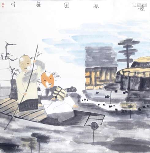 TIAN LI MING CHINESE PAINTING, ATTRIBUTED TO