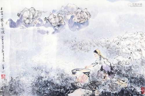 LI SHAN CHINESE PAINTING, ATTRIBUTED TO