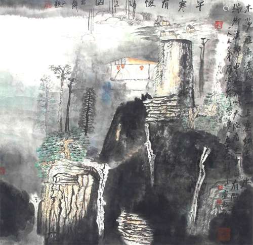 LU YU SHUN CHINESE PAINTING, ATTRIBUTED TO