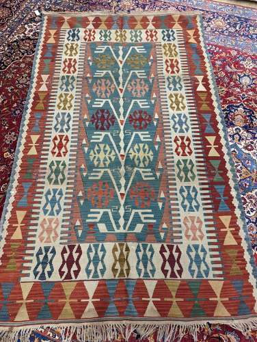 A Soumak Kelim carpet, approx. 240 x 140cm