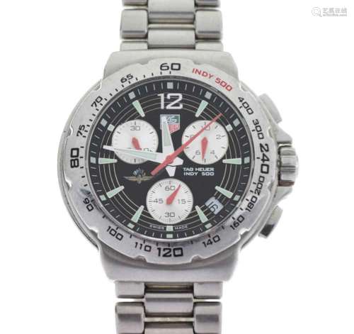 Tag Heuer - Gentlemans Indy 500 stainless steel wristwatch