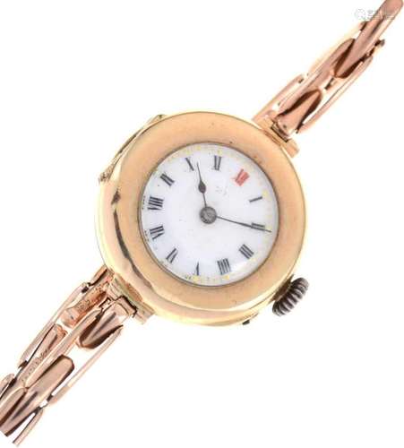 Ladys 9ct gold wristwatch