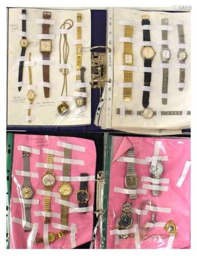 Large quantity of various wristwatches