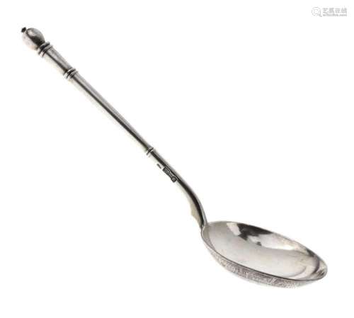 Late 20th Century 84 standard silver Russian spoon