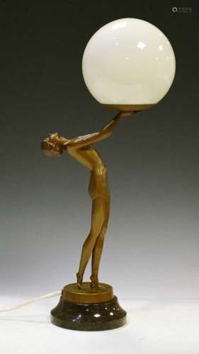 Reproduction Art Deco-style lamp
