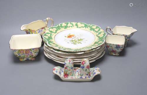 A group of Royal Winton Old Cottage Chintz pattern wares and...