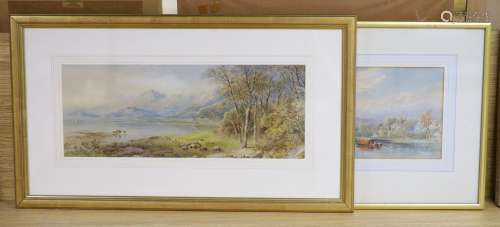 Cornelius Pearson (1805-1891), two watercolours, River lands...
