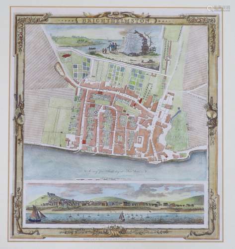 Brighthelmston map by Thomas Yeakell and William Gardner, pu...