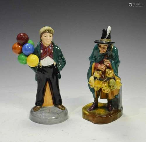 Royal Doulton Balloon Boy (HN 2934), together with The Mask ...