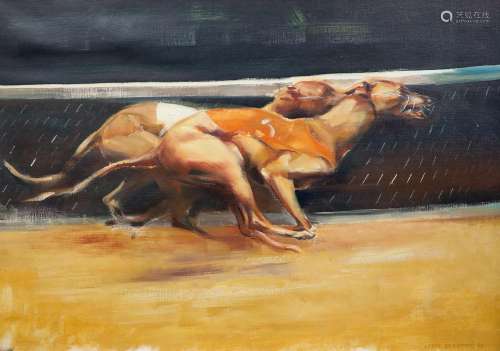 § John Rattenbury Skeaping (1901-1980) 'Greyhounds racin...