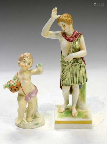 Two Capodimonte figures