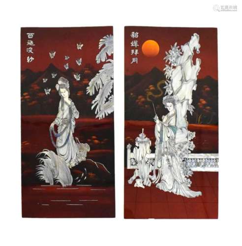 Two Oriental panels
