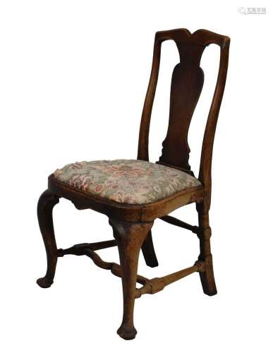 George II fruitwood dining chair