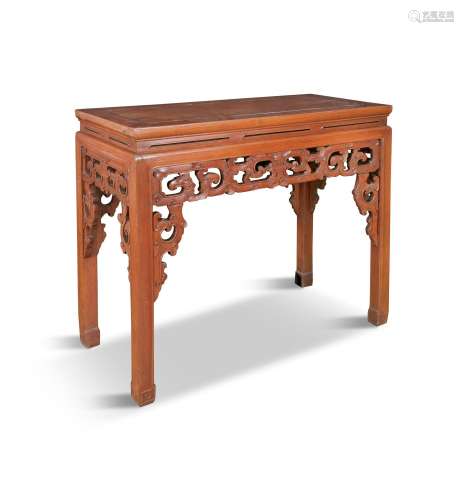 A WOODEN ALTAR TABLE / SIDE TABLE China, Circa 1900s-1920s T...